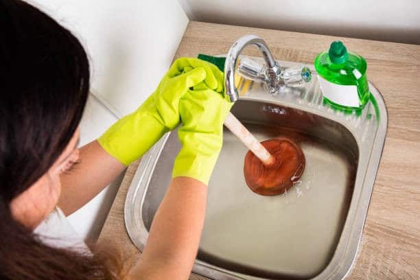 washbasin drain cleaning