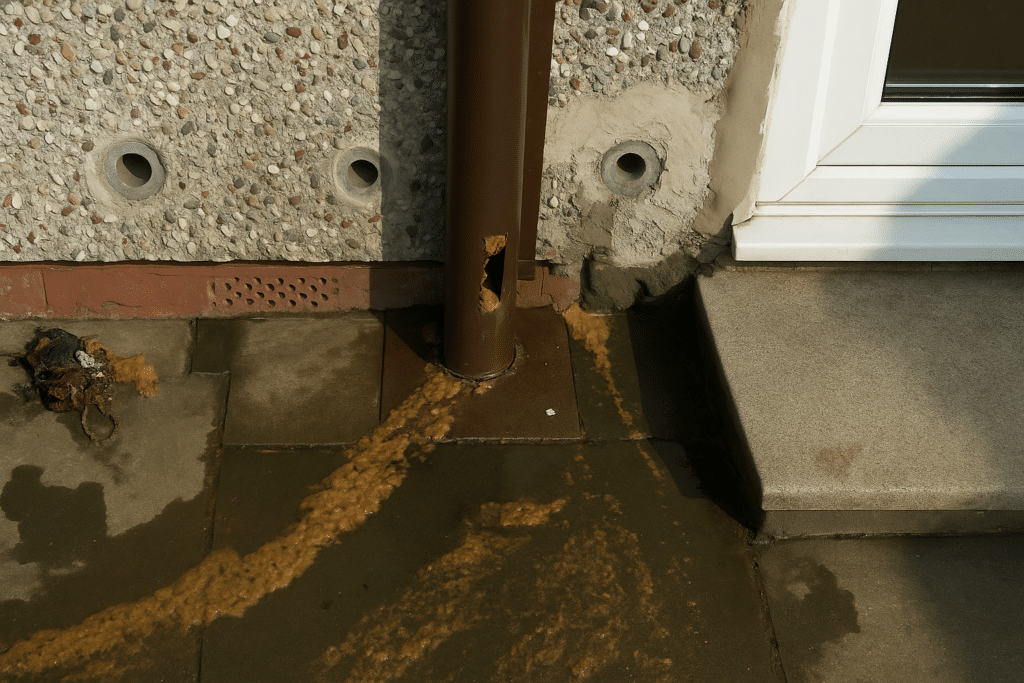 How to Unblock an Outside Drain