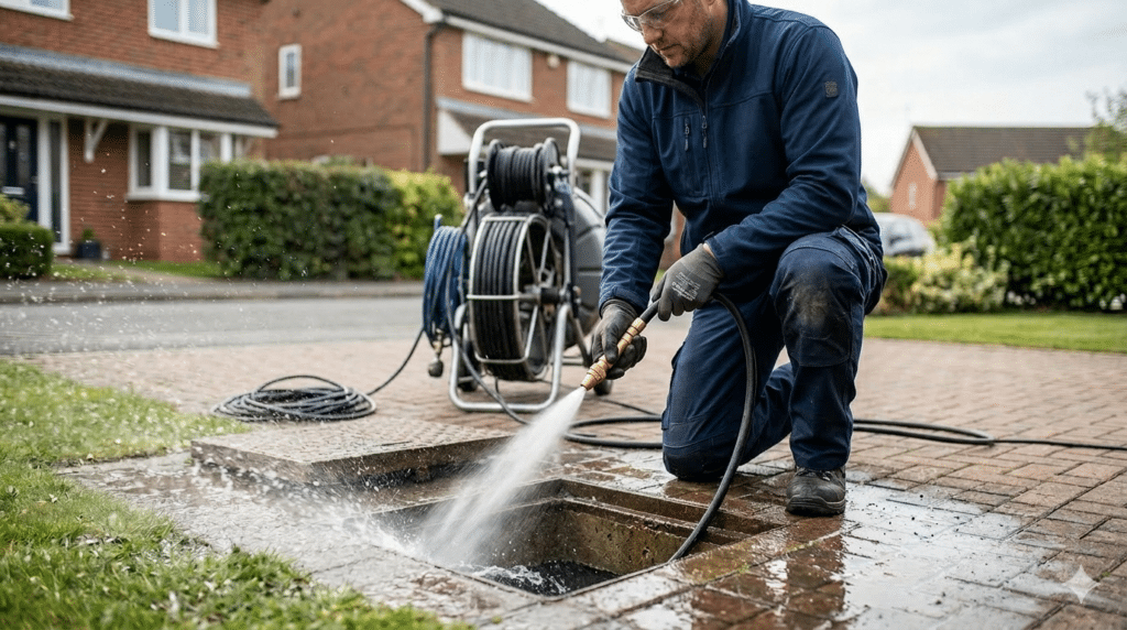 high pressure drain jetting service