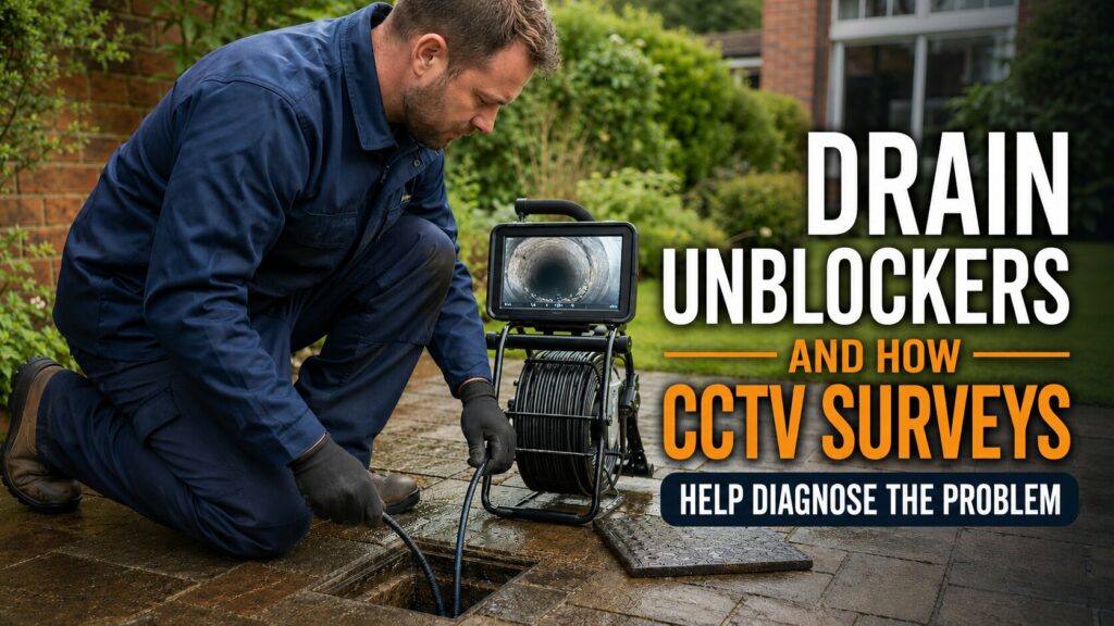 Drain Unblockers with CCTV Drain Surveys