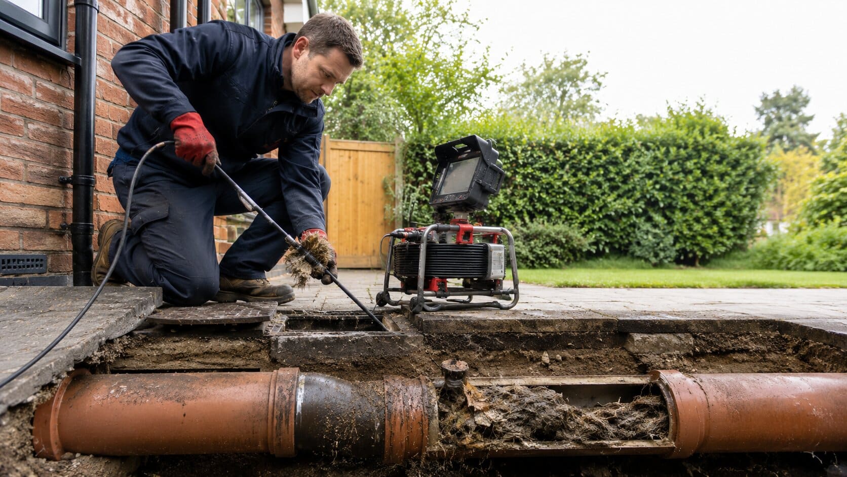 Drain Repair for damaged pipes and drainage issues
