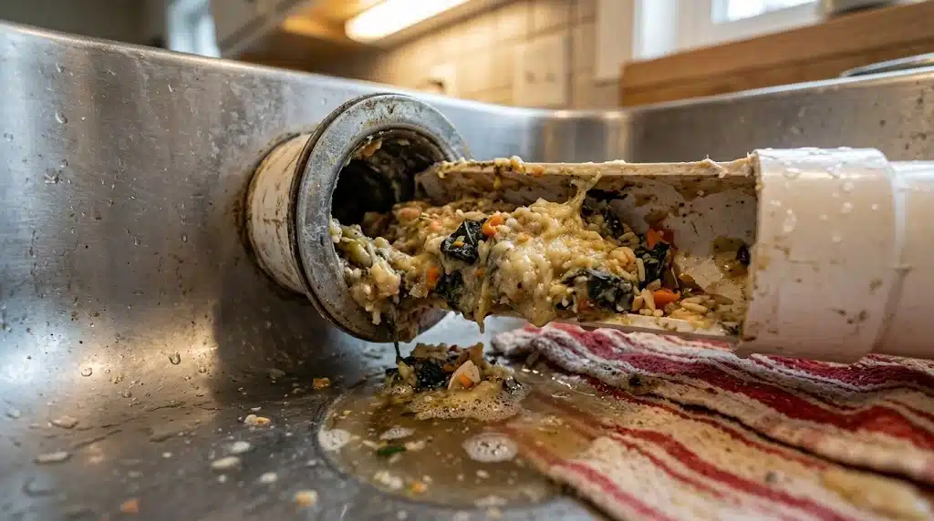 Grease and Food Waste Blocking Drains