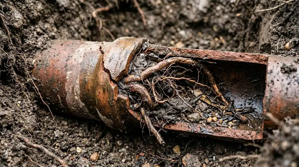 Tree Roots Damaging Drain Pipes